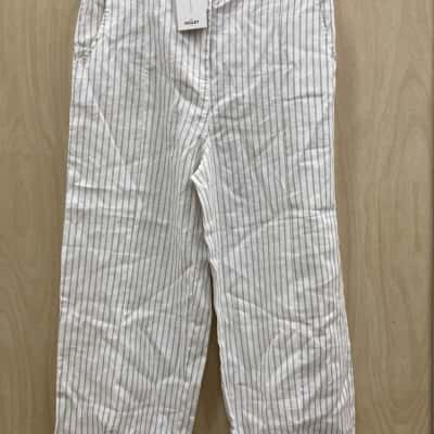  Womens  Size XL Pinstriped / White Pants 7
