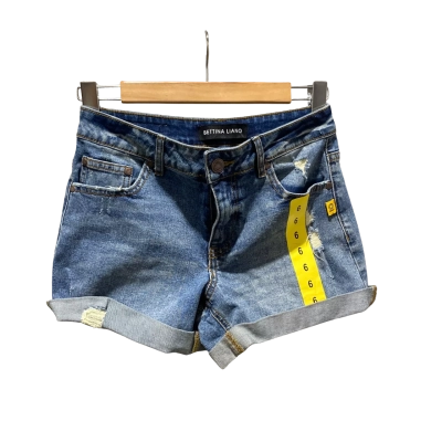 Bettina Liano Womens  Size 6 Denim Shorts Blue 