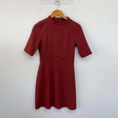 Forcast Withered Rose Karissa Short Sleeve Dress  Size 8 