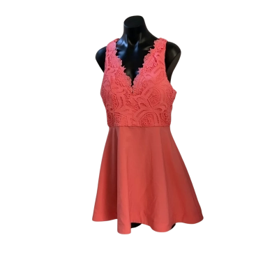 Knight angel Womens  Size 12 Cocktail Dress Coral 