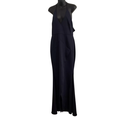 Sheike Womens  Size 14 Maxi Sleeveless ‘Heather’ Dress  Navy Blue 