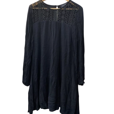 Decjuba Womens  Size 14 Long Sleeve Dress Black  