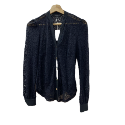 Forever New Womens Top Size XXS Black  