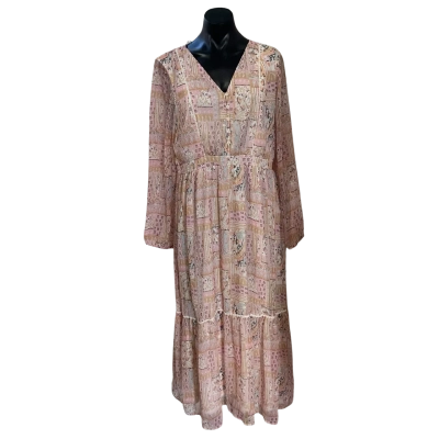 Vero Moda Womens  Size L Casual Dress Pattern / Pink  