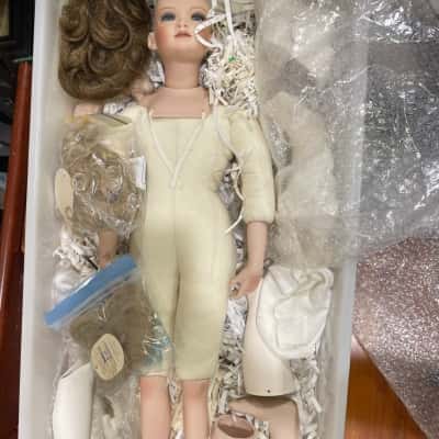 Incomplete Porcelain Doll - complete with parts to finish