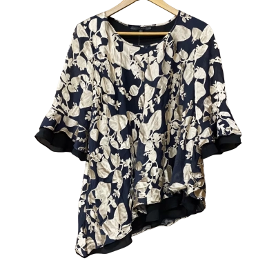 BNWT Liz Jordan Womens Size 12 Black /Gold Blouse 