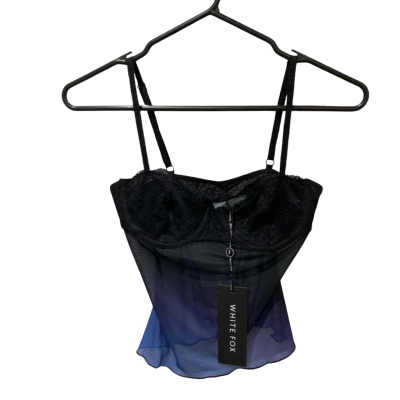 White Fox Women She Moves Bustier Size S Midnight