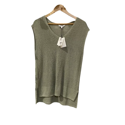 Sportscraft Womens  Size 14 / L Sleeveless textured Top Green 