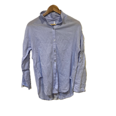 Seafolly Womens  Size XS Button Up Top Blue 