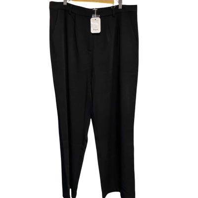  Womens  Size 20 Wide Leg Pants Black  