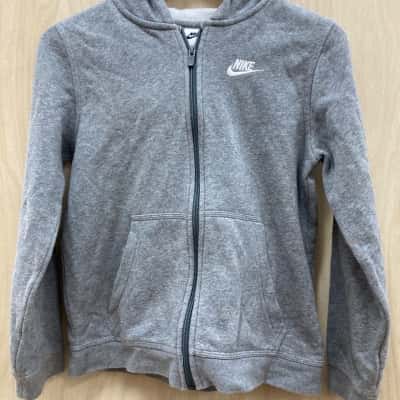 Nike Kids  Size L Grey Zip hoodie 2