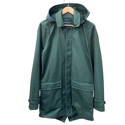 Country Road Forest Green Hooded Utility Jacket Size M