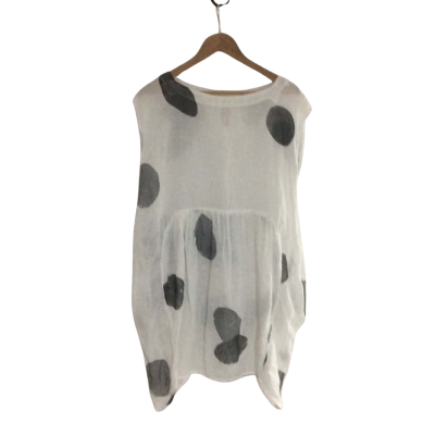 Banana Blue Women's Size XS Sleeveless Dress  Black  / Grey / White 