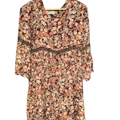 Auguste The Label dress Size 10 Beige / Black  / Brown / Cream / Nude / Pattern / Peach 