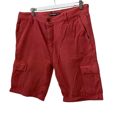 Quiksilver Mens  Size 34 Cargo Shorts Burnt Orange 
