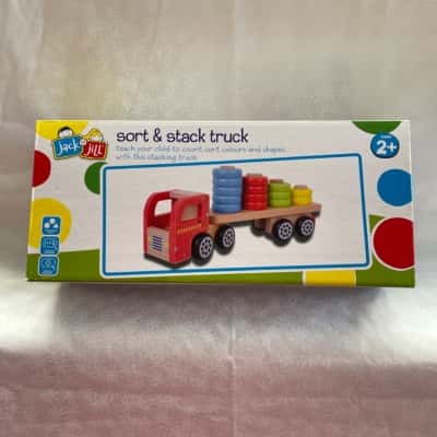 Kids Toys - Jack’n’Jill Sort & Stack Wooden Toy Truck 