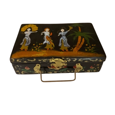 Vintage Asian Style Trinket Box 