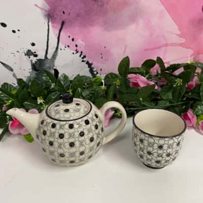 T2 small ceramic teapot with cup - New