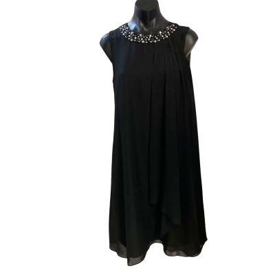 Liz Jordan Womens  Size 10 Cocktail Dress Black  