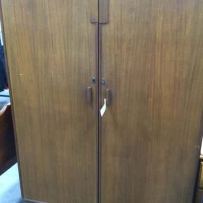 Vintage timber wardrobe