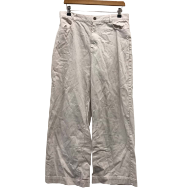 Dangerfield / Princess Highway Womens  Size 14 Wide Leg Jeans White 