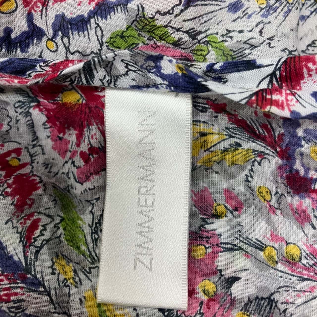 Designer Zimmermann Floral Dress Size 3 (s)