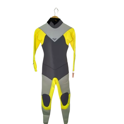 Roxy Womens  Size 6 Grey / Yellow Wetsuit 