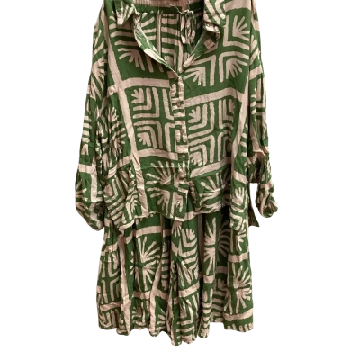 Iris Maxi Womens  Size 12 Beige / Green top pants J