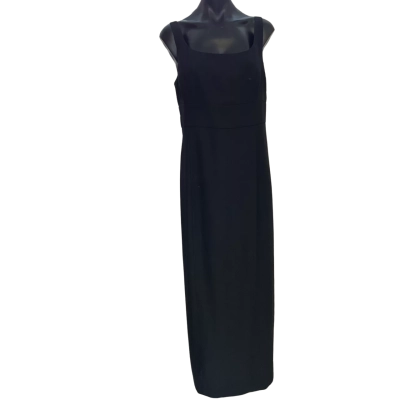 Capture Womens Size 14 Maxi Dress Black  