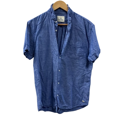 Scotch & Soda Mens  Size L Checked Shirt Blue