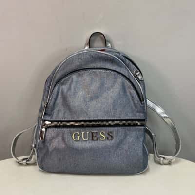 Guess Womens Mini Backpack Blue / Silver 
