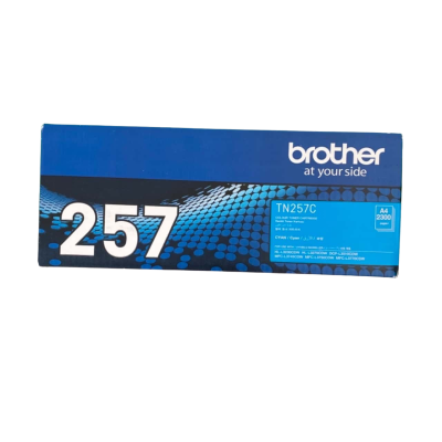 Genuine Brother TN-257C Cyan Toner Cartridge - 2,300 pages A4 (*Other New*)