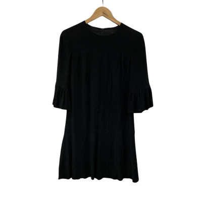 Cue Womens Size 8 Casual Dress Black  