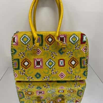 Beads and Bush - Purse - Multicoloured / Yellow 