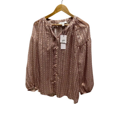 Preview Womens Pink & Beige Shirt Size 12