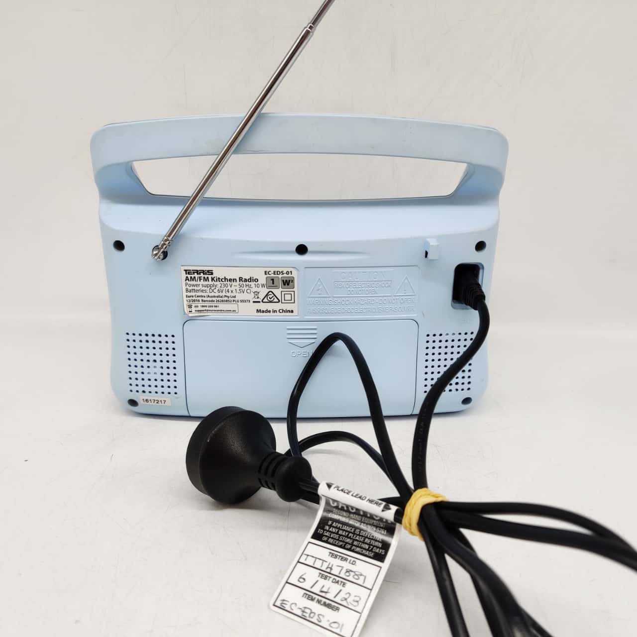 Terris AM/FM Kitchen Radio - Item Has Been Tested & Tagged For ...