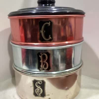 Vintage 3 Tier Stacking Cake Tins