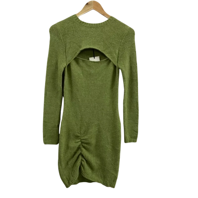 Bardot Womens  Size XS Eve Mini Knit Dress Khaki 