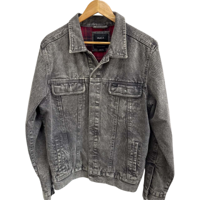 RVCA Mens  Size M Bomber jacket Grey 