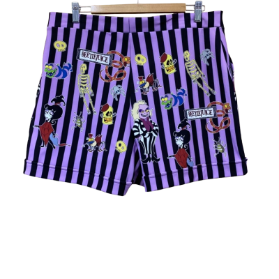 BlackMilk Beetlejuice Womens Size XL Graphic Shorts 