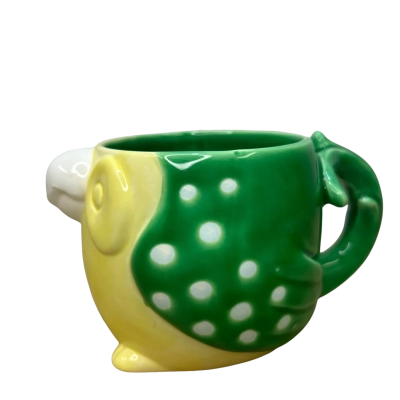 Vintage Fitz & Floyd Caribbean Parrot Mug