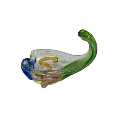 Vintage Bohemia Art Glass Bowl
