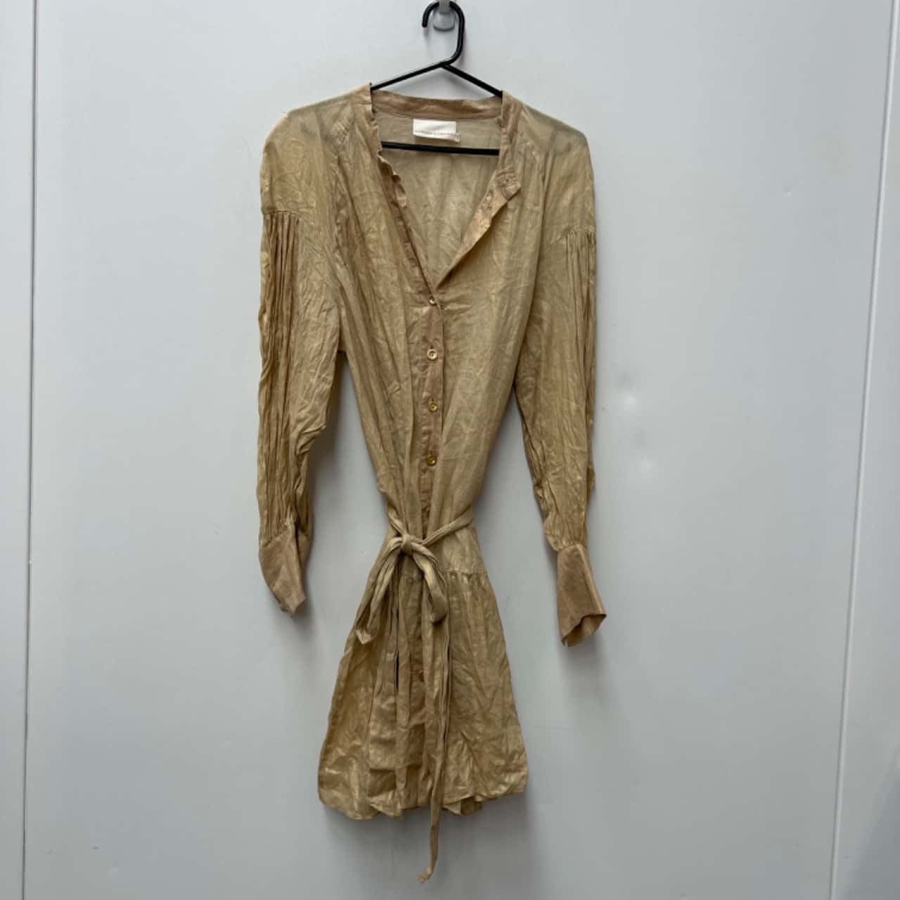 gold sheer dress long sleeve Beaded Long Sleeve Gown with Sheer Cape Detail GL3624