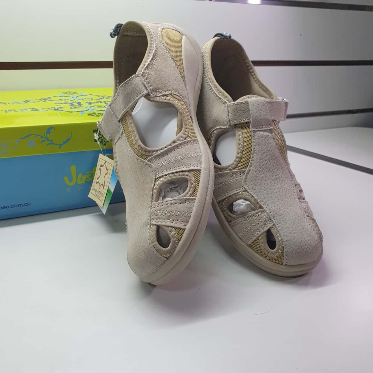 JUST BEE Women's CASSAN Wedges Tan 37EU main image 0