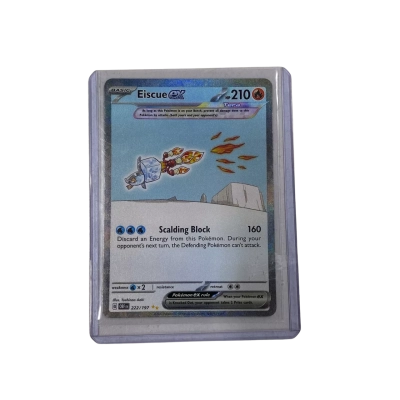 Eiscue Ex Scalding Block Pokemon Card