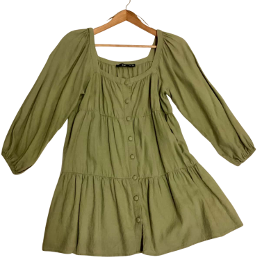 Sportsgirl Womens  Size 8 Mini Dress Green 