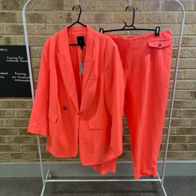 River Island Womens coral pantsuit Size 26 