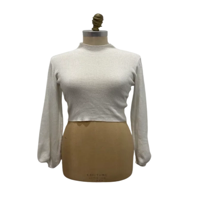 Bec + Bridge Womens  Size 12 Long Sleeve Top White 