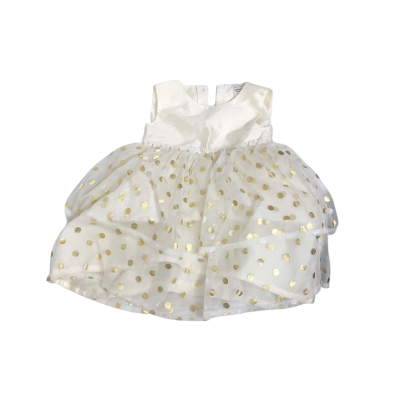 Carter's Girls  Size 18 (2-3yrs) Special Occasion/Costume Dress Cream / Gold 