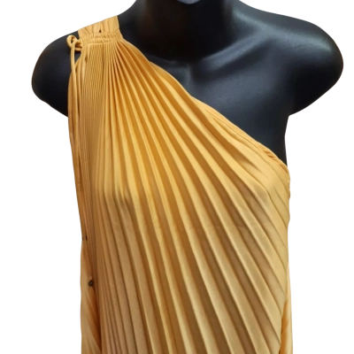 New With Tags PETAL + PUP 'Cali' One Shoulder Midi Dress in Size M Orrp $109.00